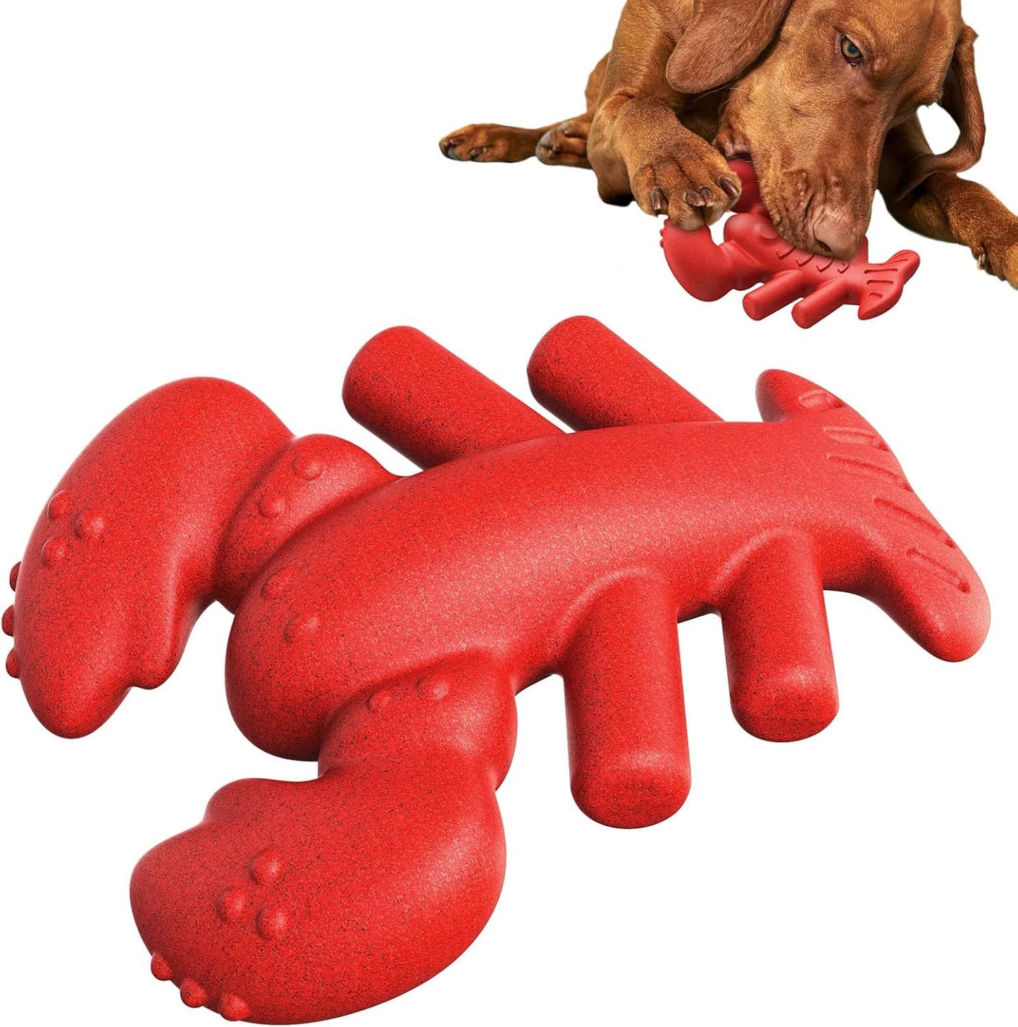 Lobster chew toy for large breeds