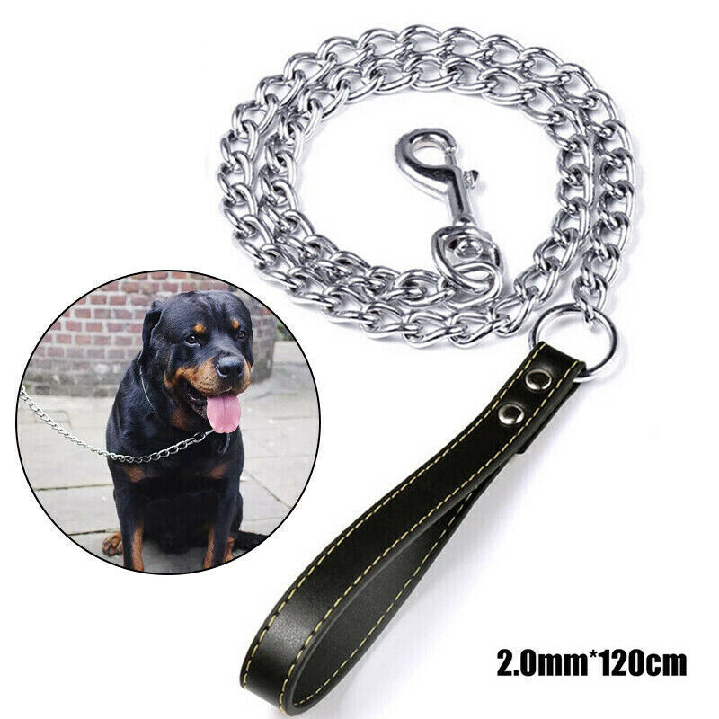 1.2m Metal Chain Dog Lead