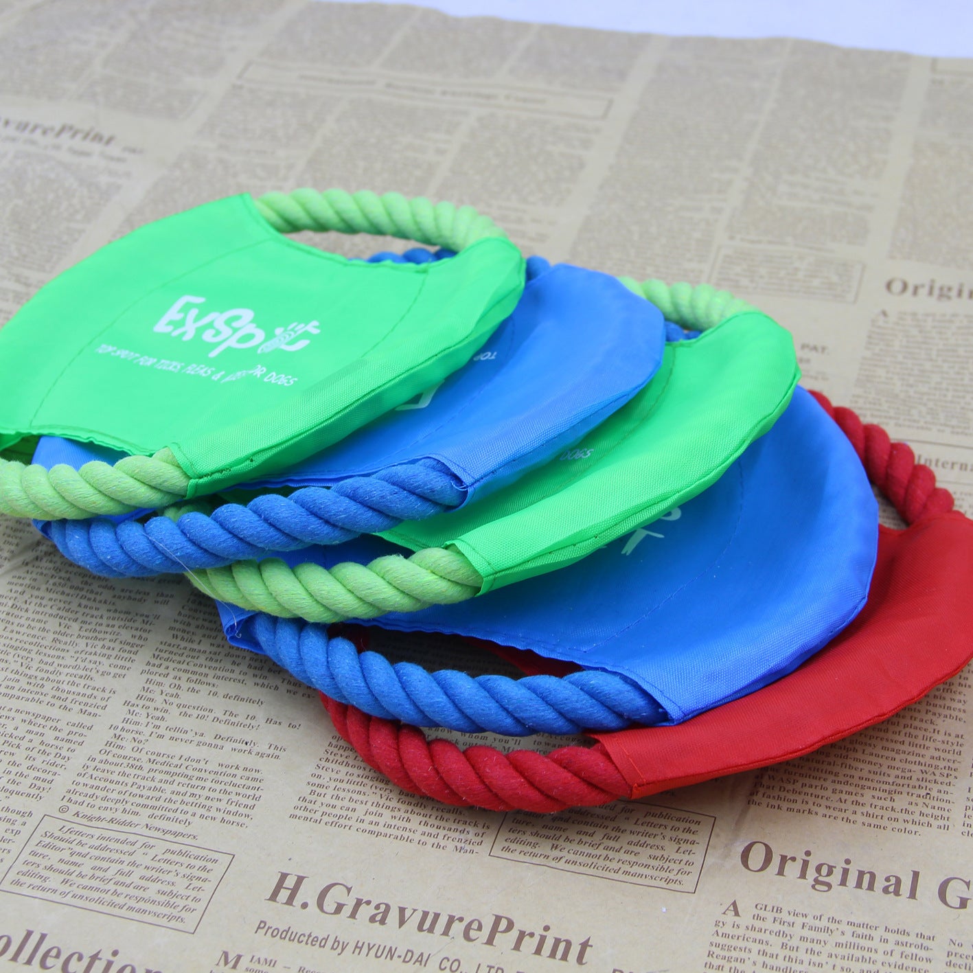 Flying Frisbee Rope Toy
