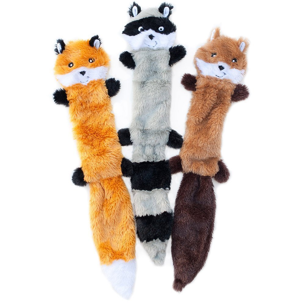 Crinkly Animals Dog Toy