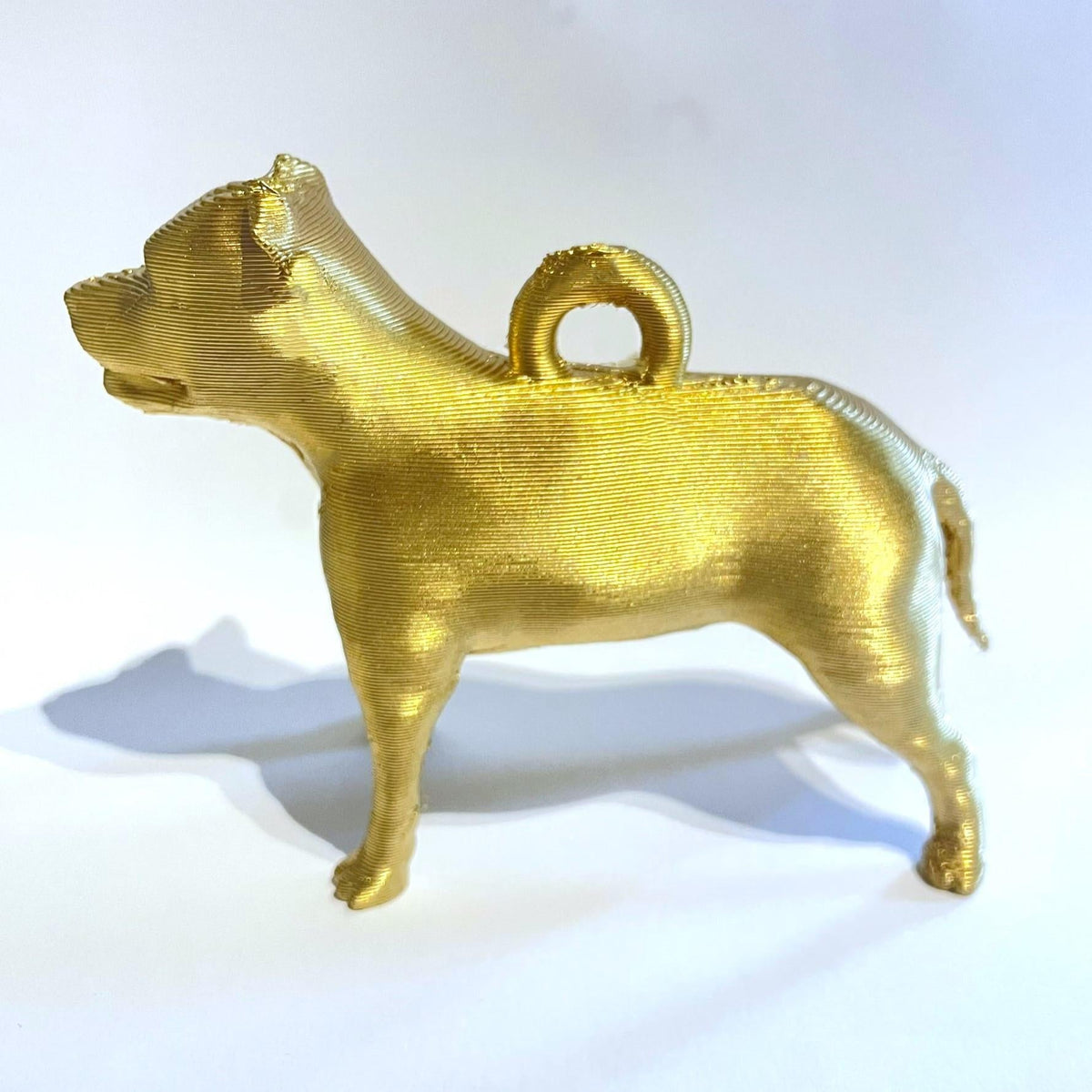 Staffordshire Bull Terrier Dog Christmas Tree Bauble Decoration Ornament For Xmas Noel