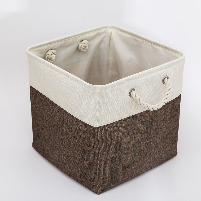 Foldable Dog Toy Organizing Basket