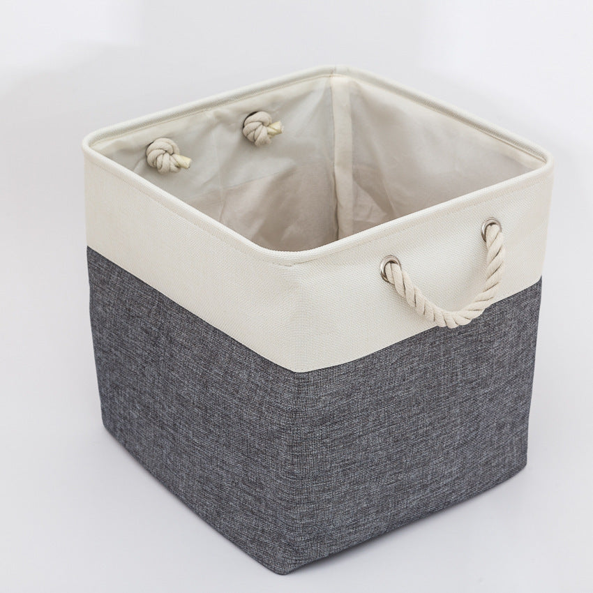 Foldable Dog Toy Organizing Basket