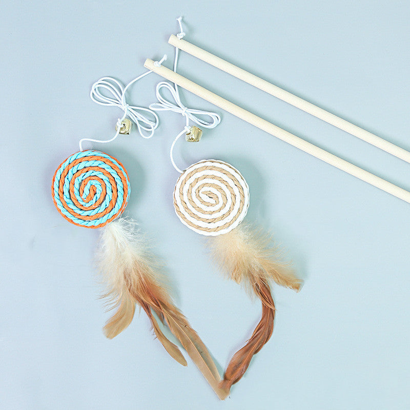 Feather Bell Mouse Toy