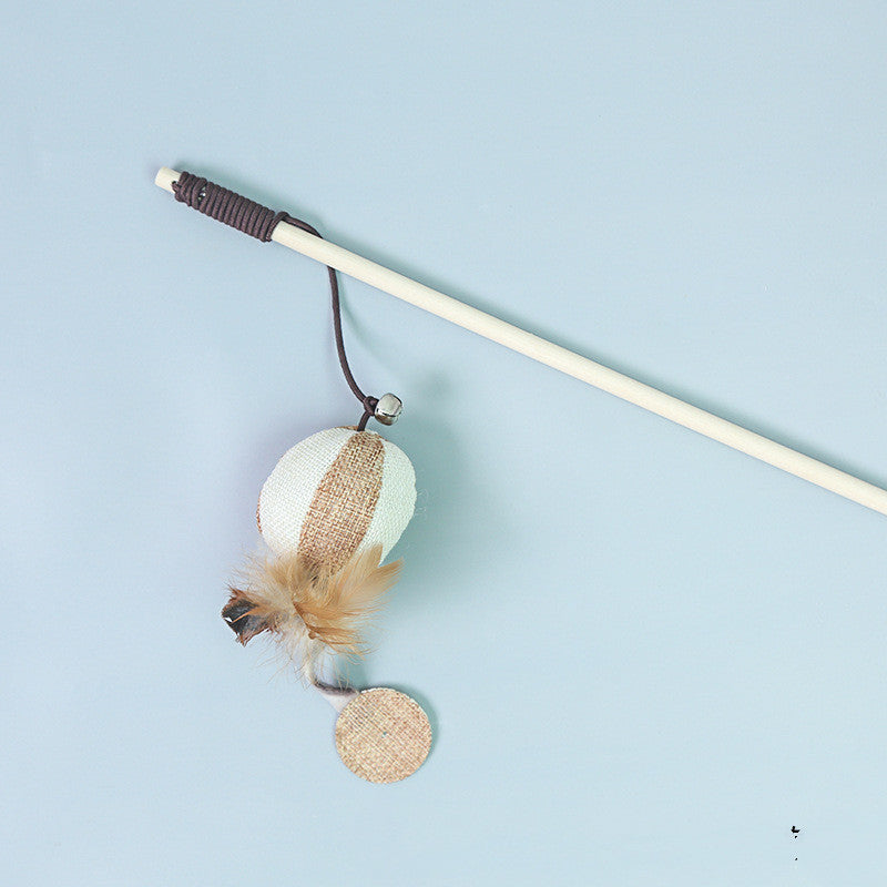 Feather Bell Mouse Toy