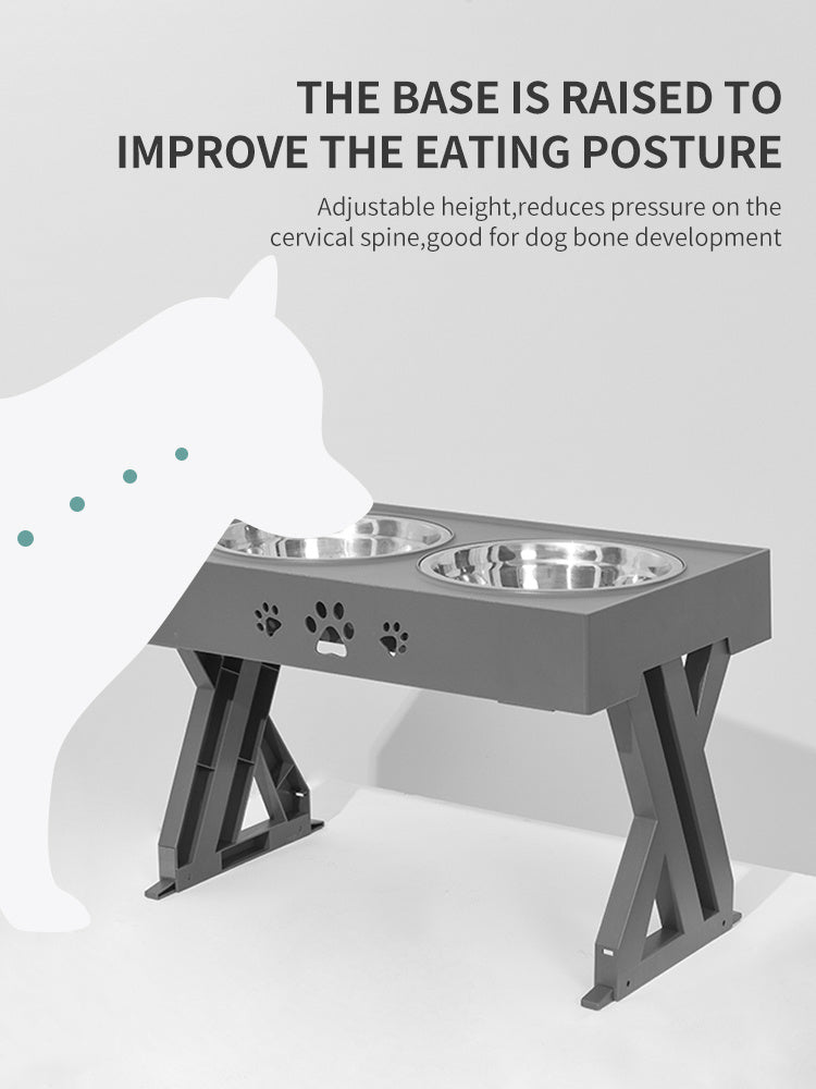 Fashionable Dog Bowl Stand