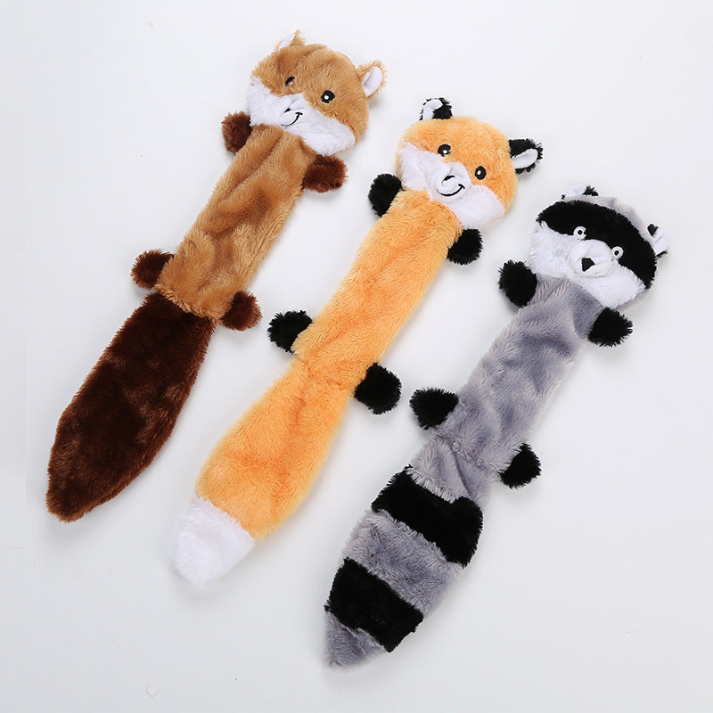 Crinkly Animals Dog Toy