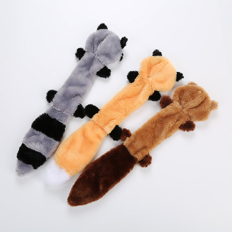 Crinkly Animals Dog Toy