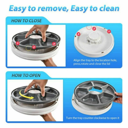 Automatic 6 Meal Timed Pet Feeder