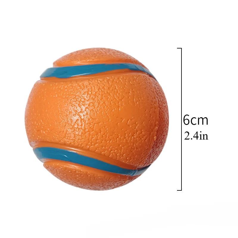 Durable rubber ball