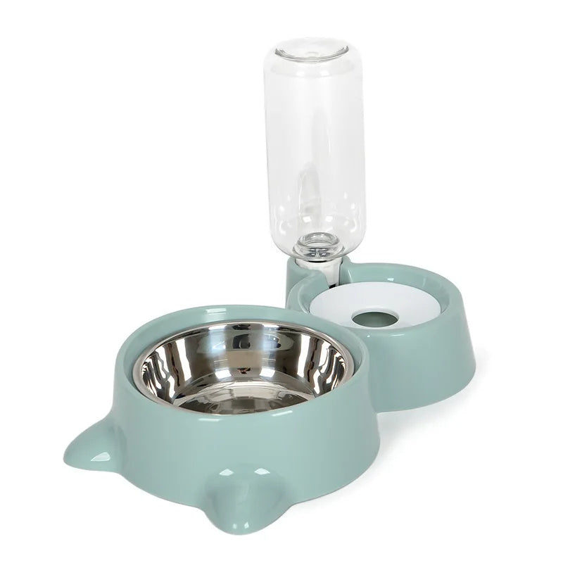 Cat Bowl & Automatic Water Feeder