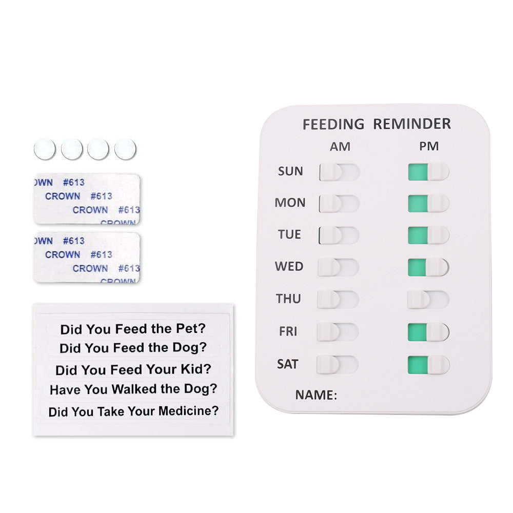 Pet Feeding Record Board