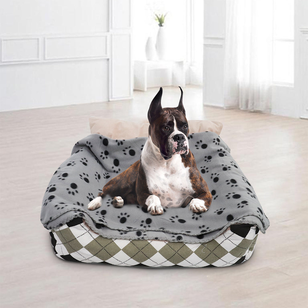 Paw Print Blanket
