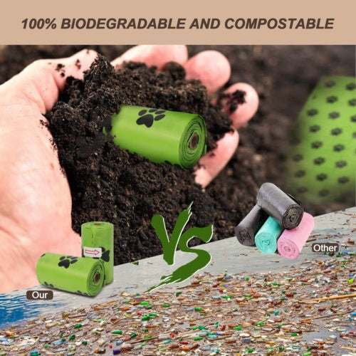 540 Heavy Duty Biodegradable Dog Poo Bags