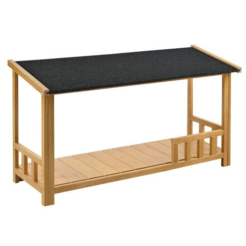 Wooden Dog House, Outdoor & Indoor Dog Crate