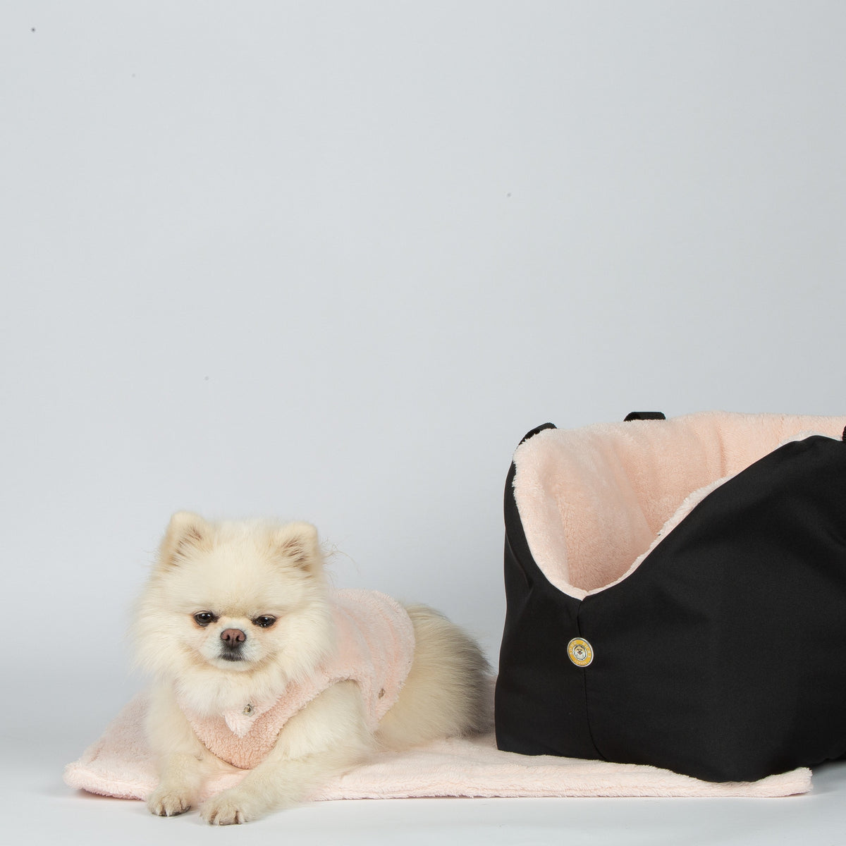 Teddy Bear Beige Dog Blanket by Soho Poms