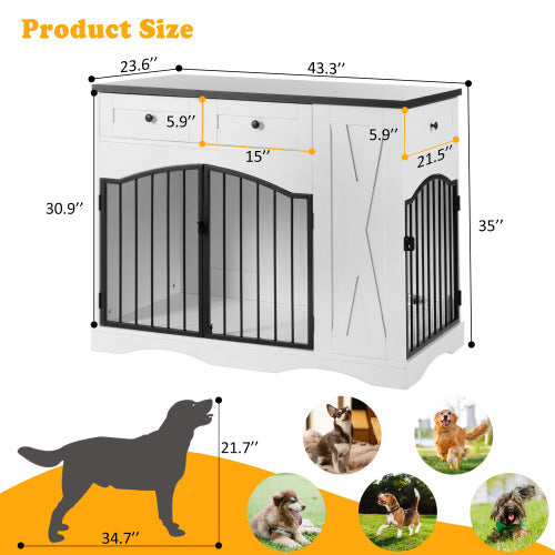 Farmhouse Dog Crate