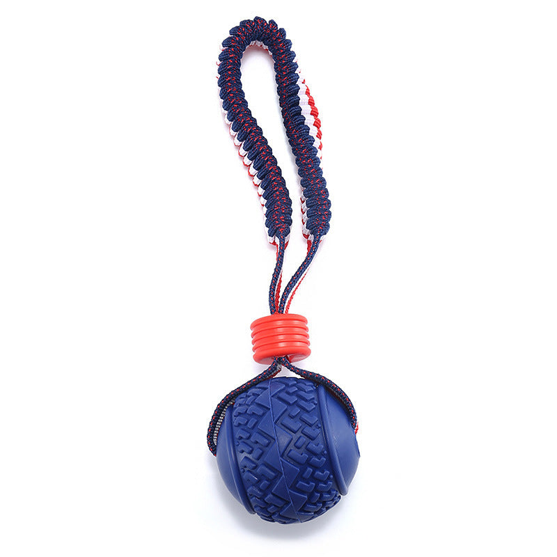 Dog Ball With Rope Toy