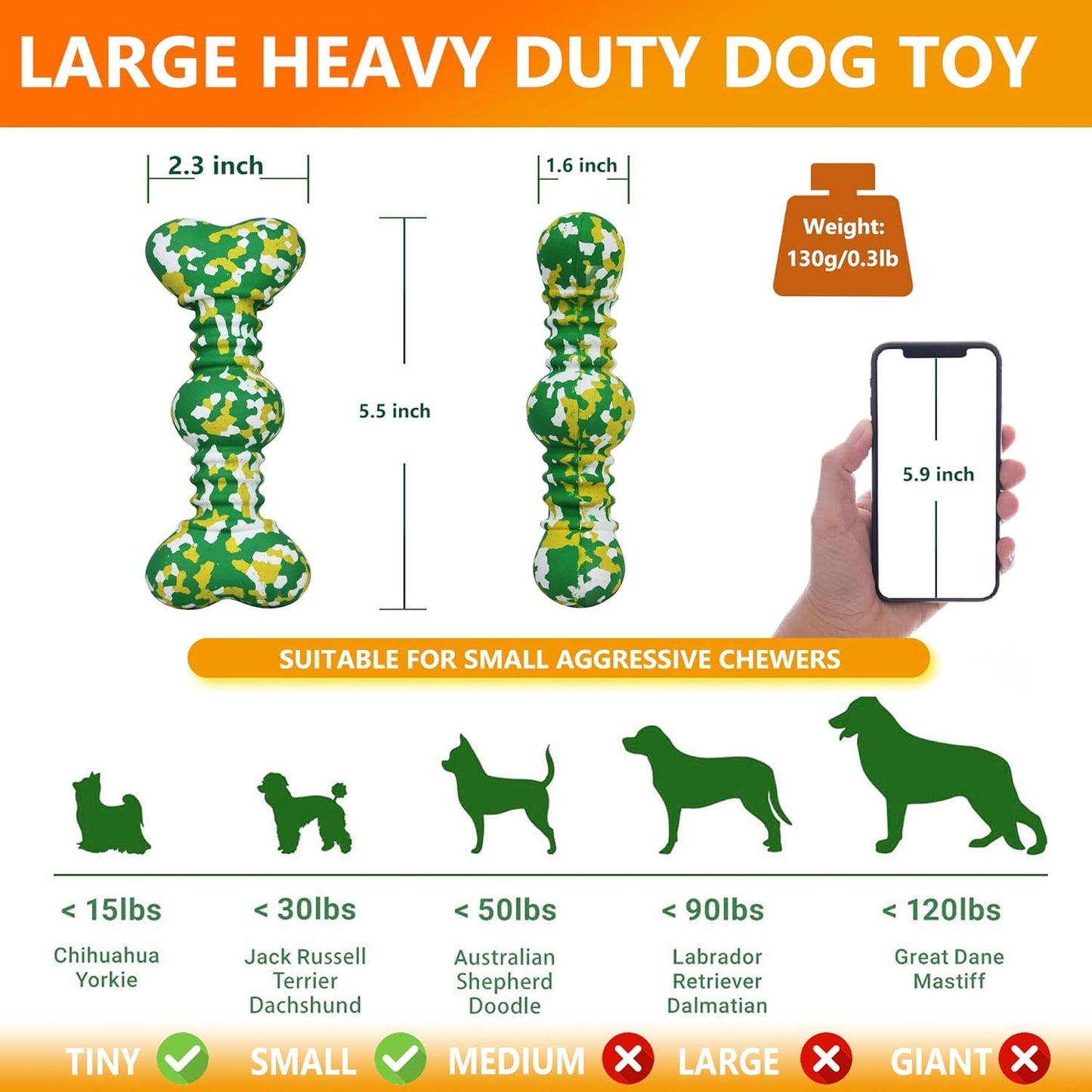 Large Breed Tough Durable Dog Toy