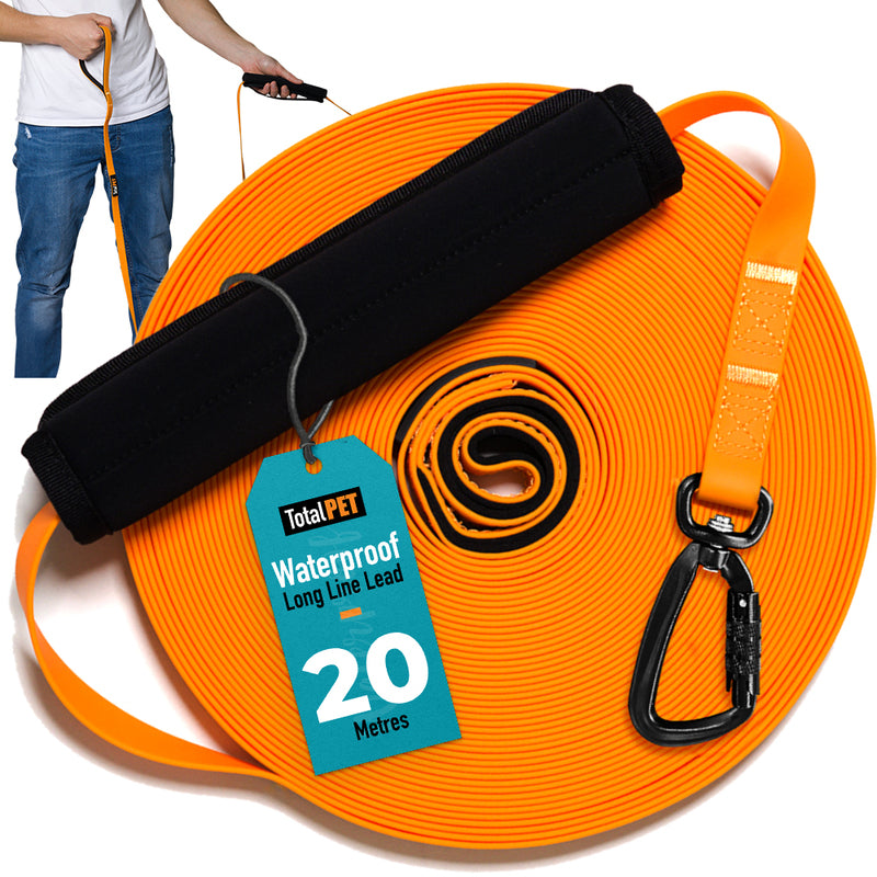 Total Pet Carabiner Waterproof Training Dog Lead 20m - RSP £29.99