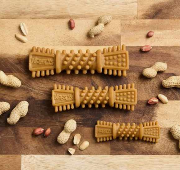 Petello Nobblys Tough Brush Peanut Butter 80g