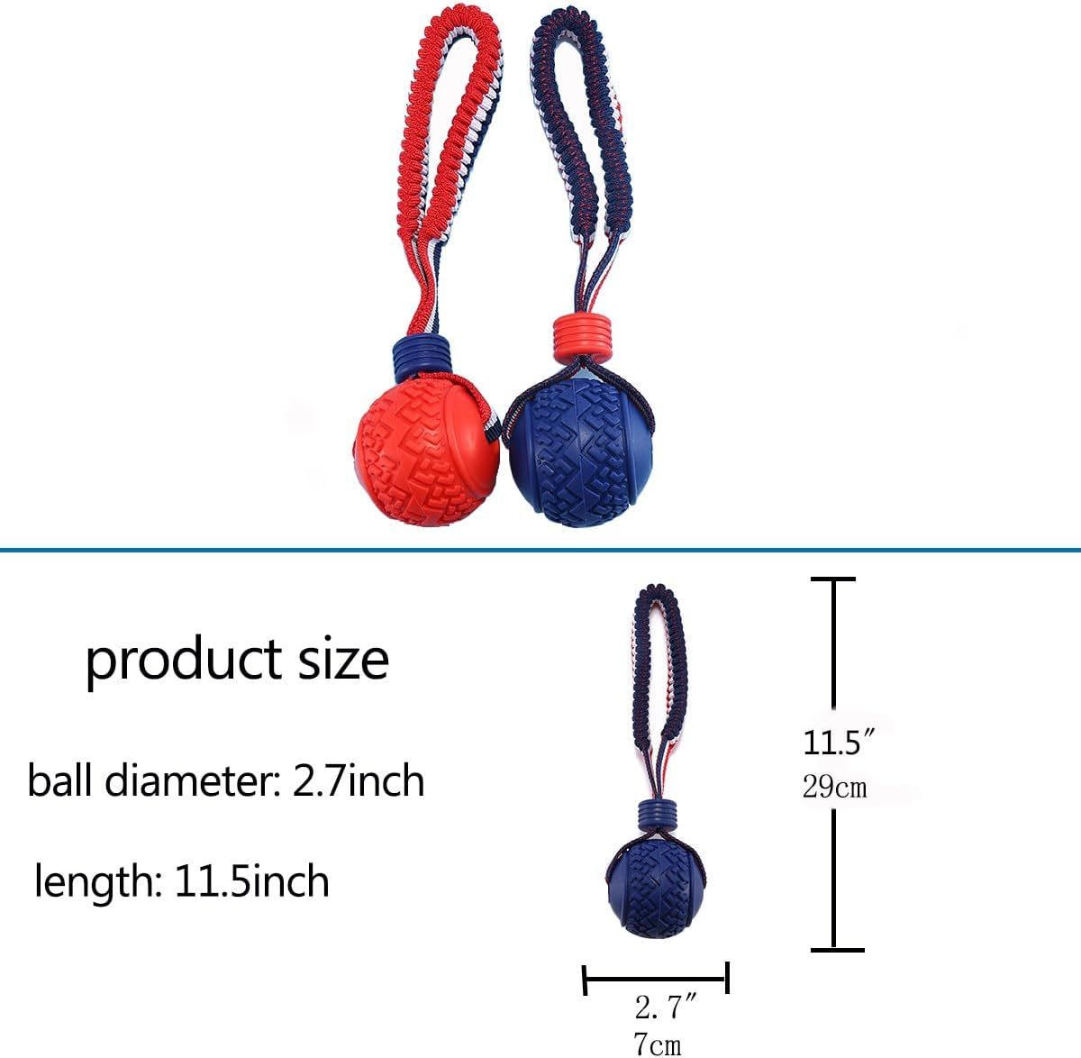 Dog Ball With Rope Toy