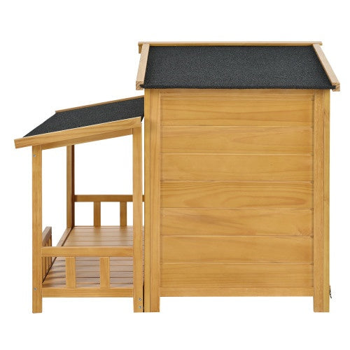 Wooden Dog House, Outdoor & Indoor Dog Crate