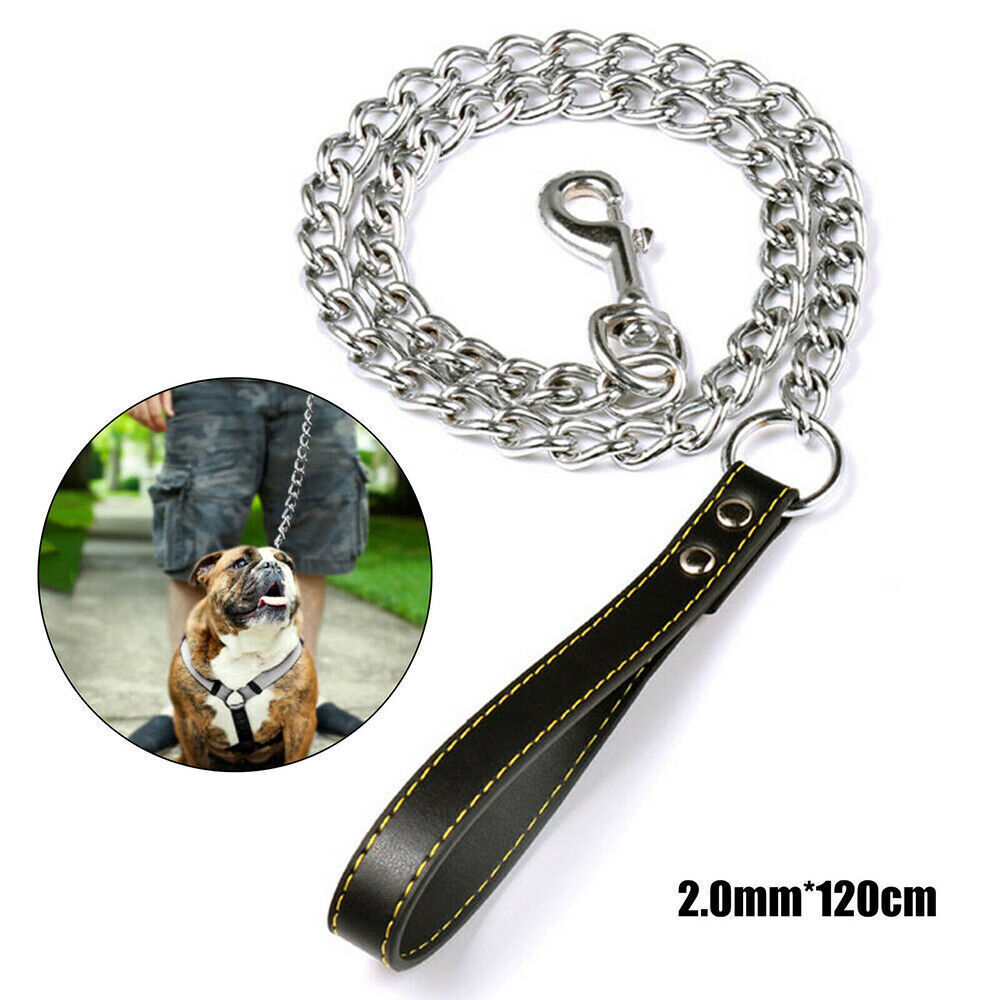 1.2m Metal Chain Dog Lead