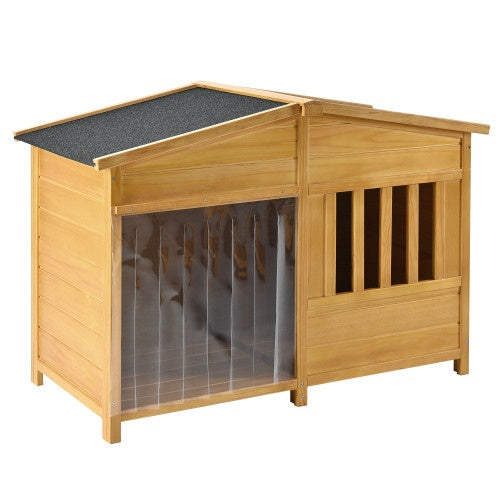 Wooden Dog House, Outdoor & Indoor Dog Crate