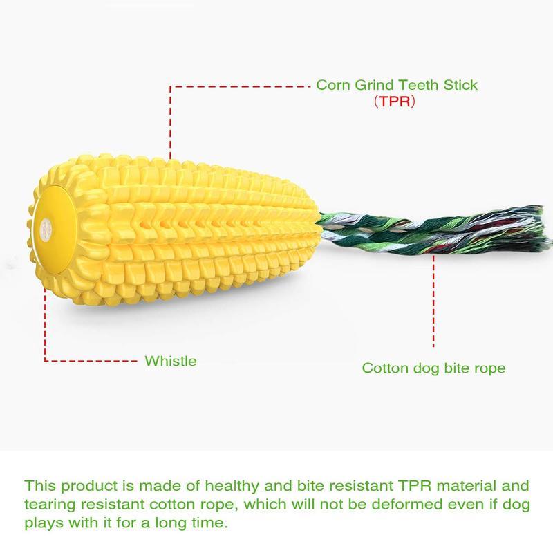 Squeaky Corn On Cob Toy