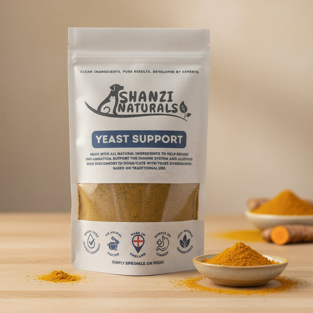 Yeast Support Powder – Herbal Skin & Paw Relief