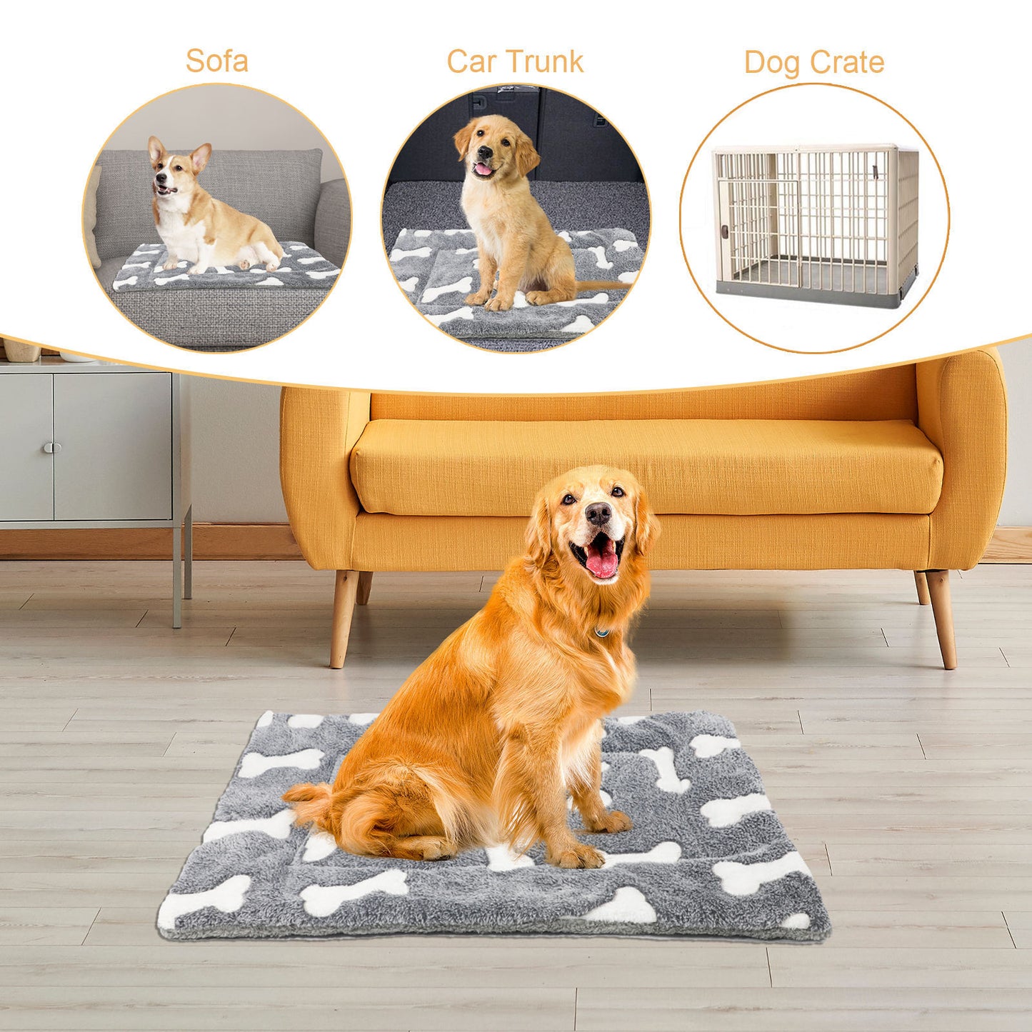 Self-Warming Cat/dog crate mat