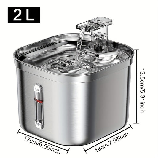 Stainless steel Cat Water Fountain