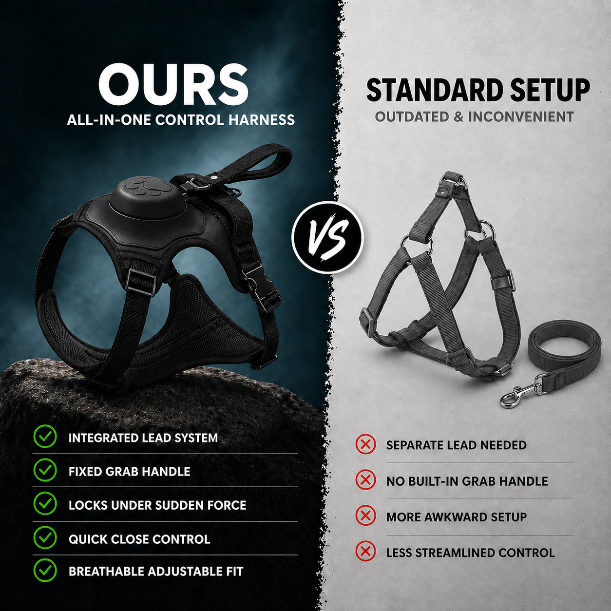 Click & Go™ Harness - Auto-Locking Built-in Lead