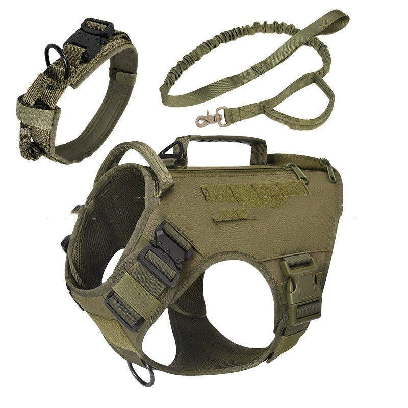 Tactical Dog Vest, Collar & Leash