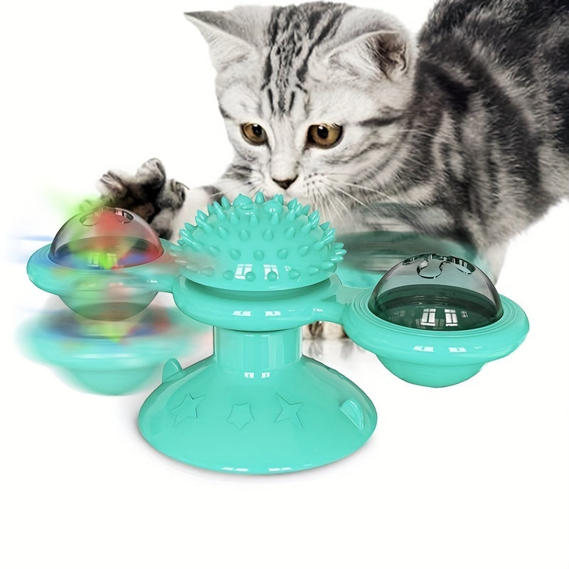 Windmill Rotating Interactive Cat Toy
