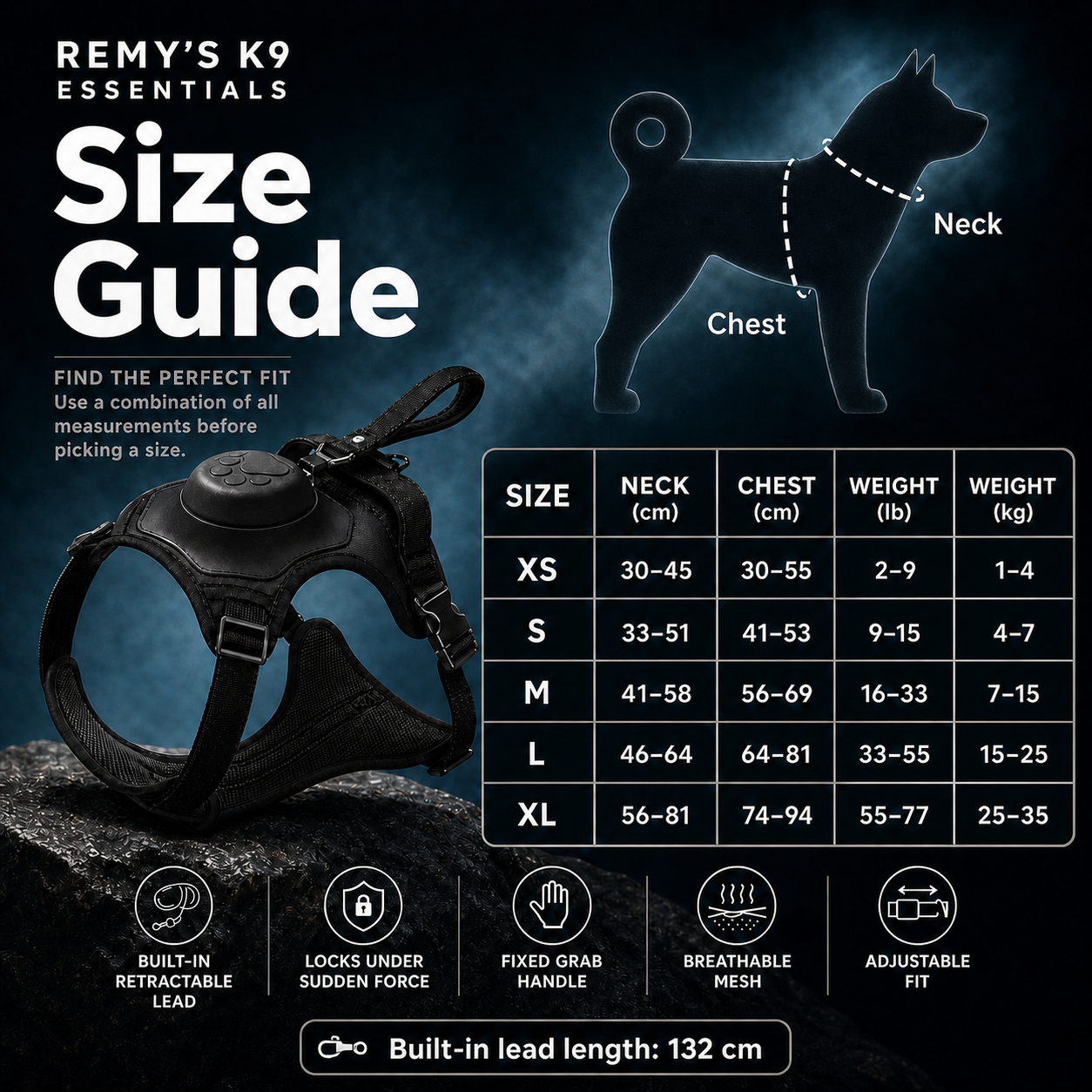 Click & Go™ Harness - Auto-Locking Built-in Lead