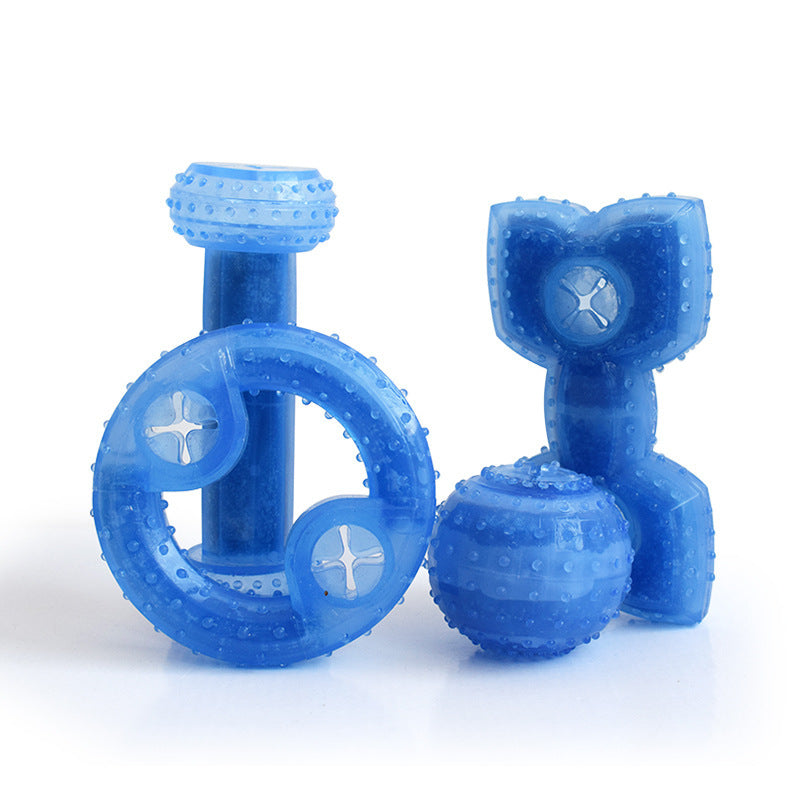 Freezable teething puppy toys