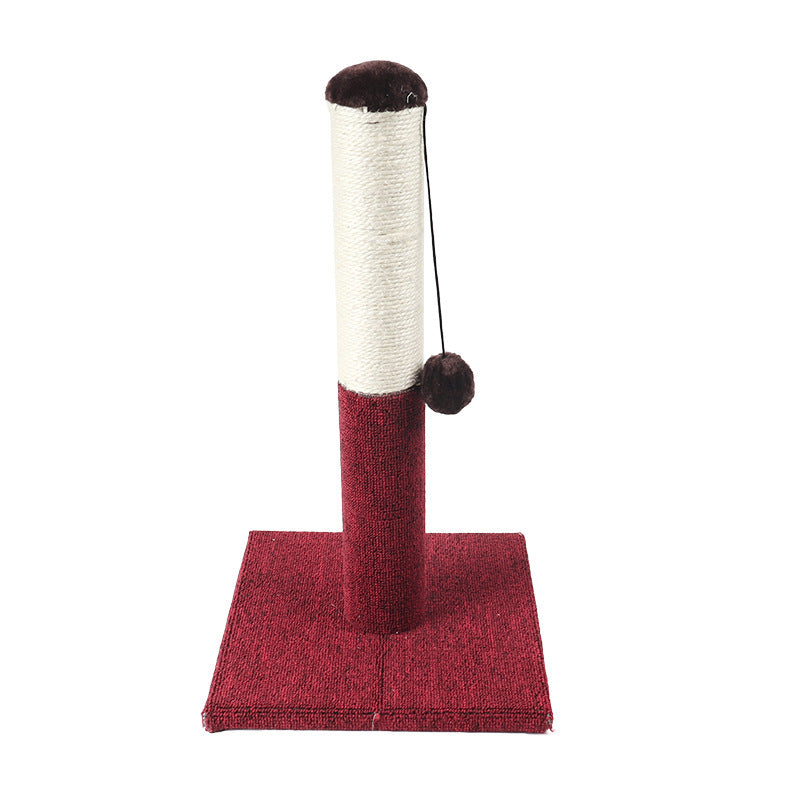 Hemp rope cat scratching post