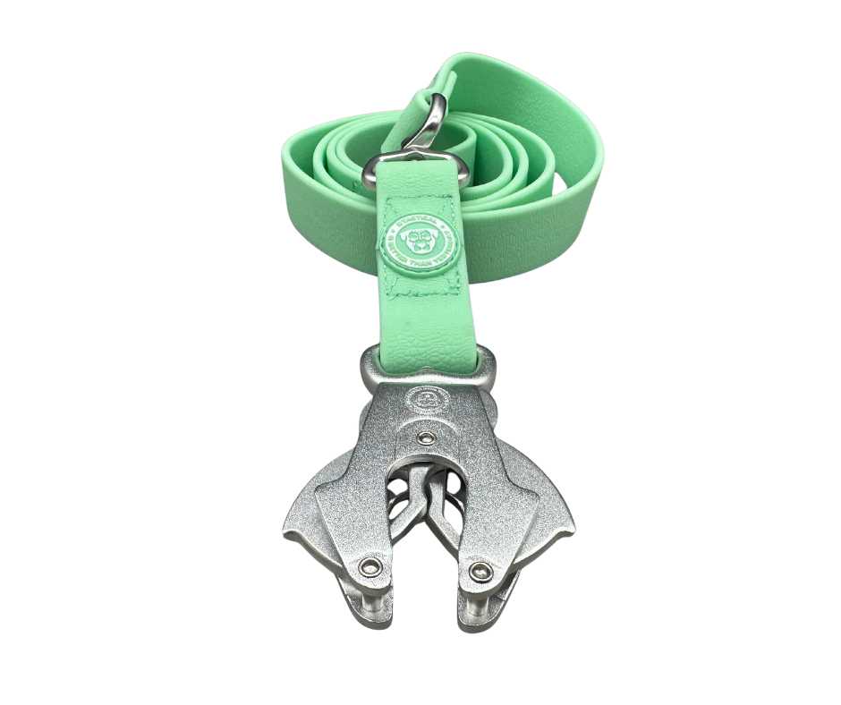 BTactical™ Extra-Strong PVC Frog Clip Dog Lead | Pastel Green