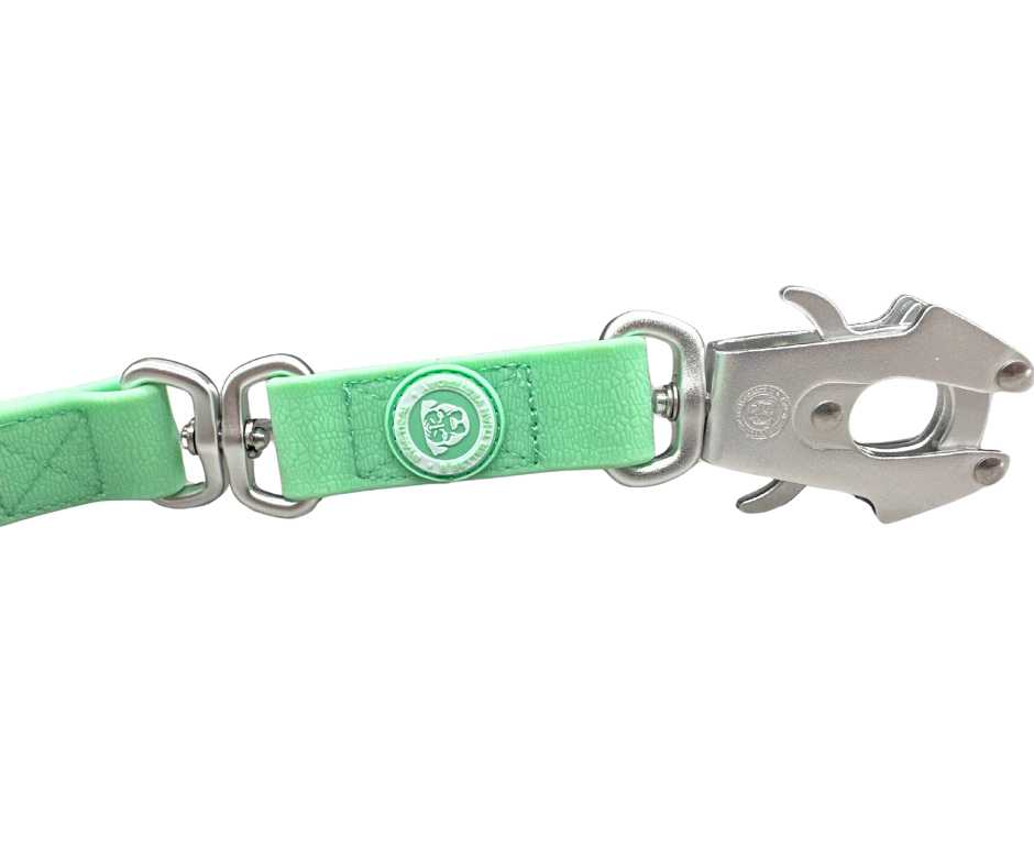 BTactical™ Extra-Strong PVC Frog Clip Dog Lead | Pastel Green
