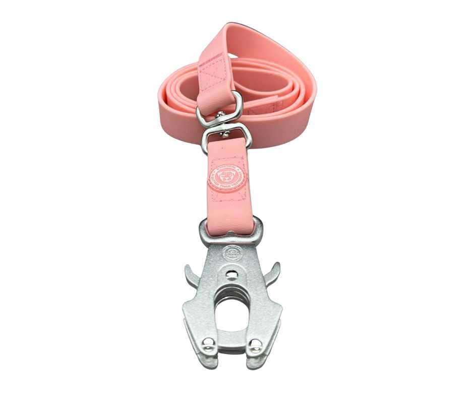 BTactical™ Extra-Strong PVC Frog Clip Dog Lead | Pastel Pink