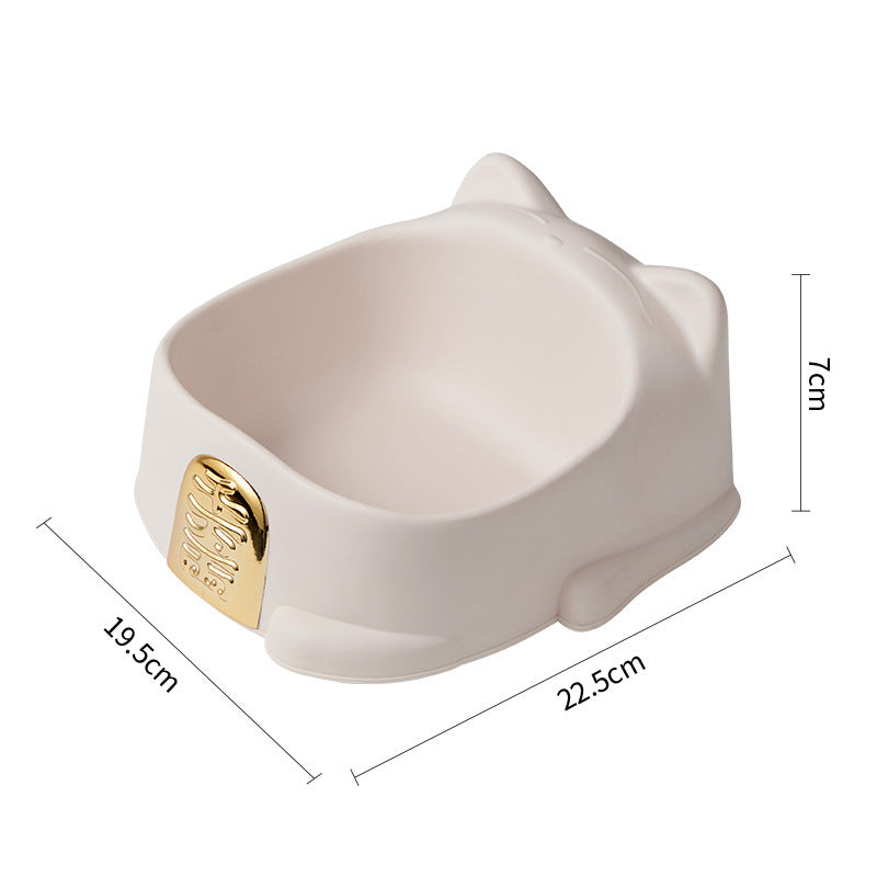 Cat Food Bowl With Anti Slip Rubbers