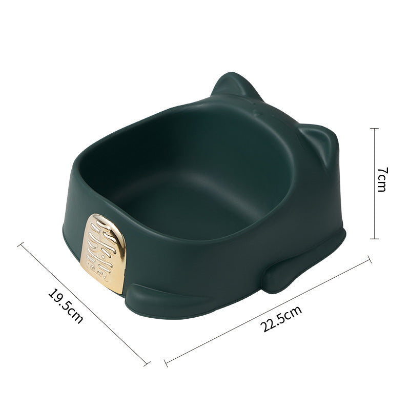 Cat Food Bowl With Anti Slip Rubbers