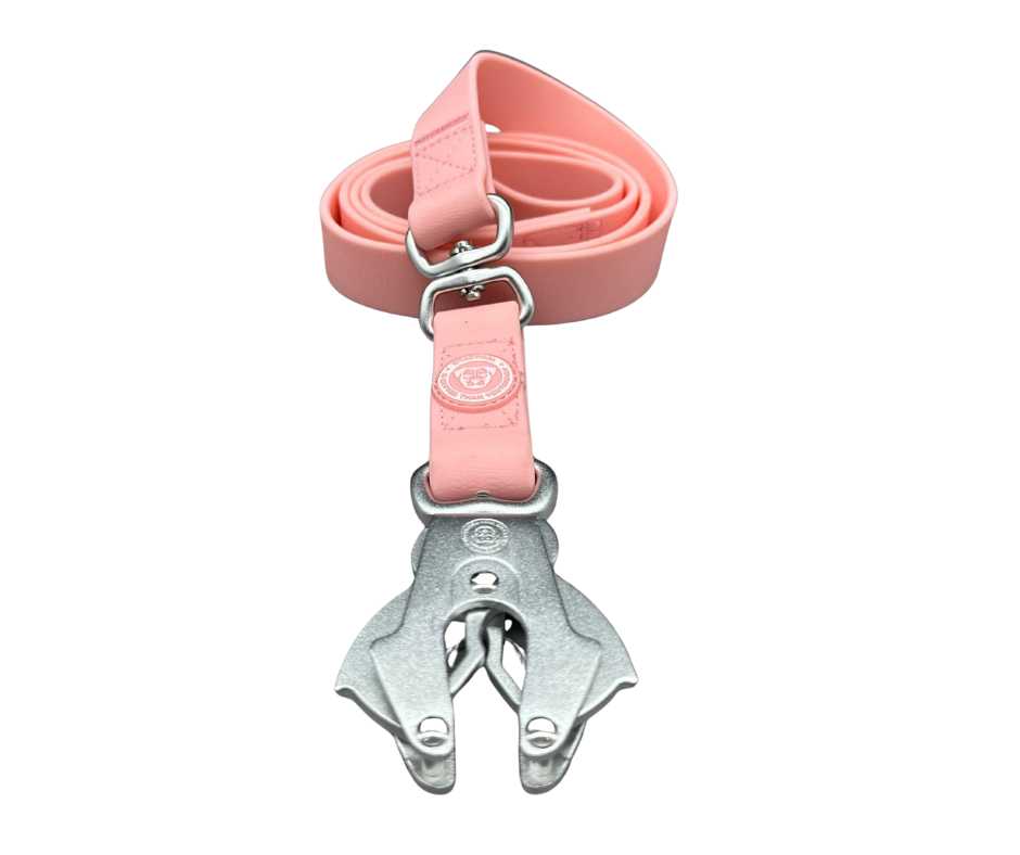 BTactical™ Extra-Strong PVC Frog Clip Dog Lead | Pastel Pink