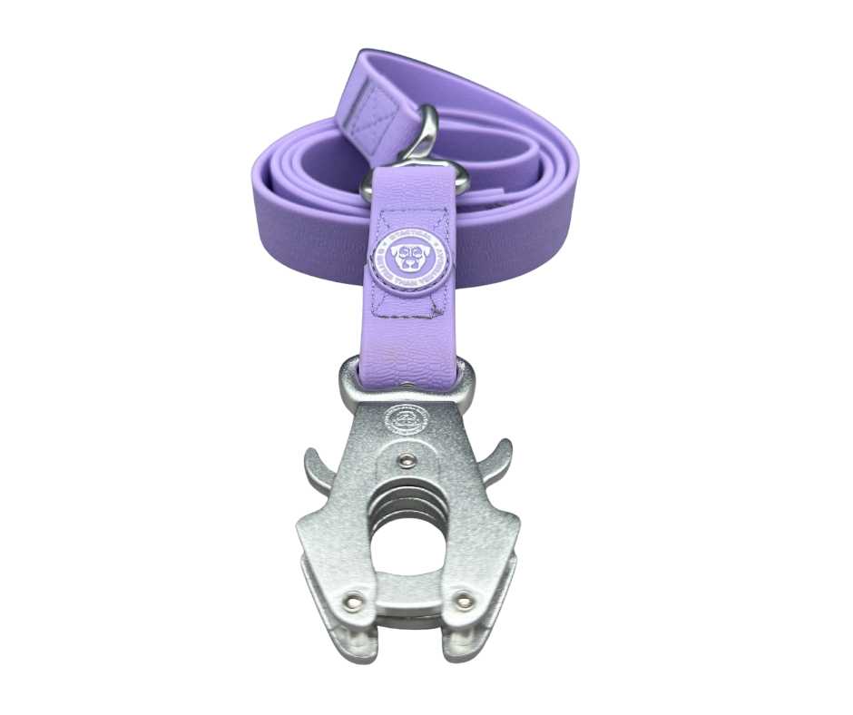 BTactical™ Extra-Strong PVC Frog Clip Dog Lead | Pastel Purple