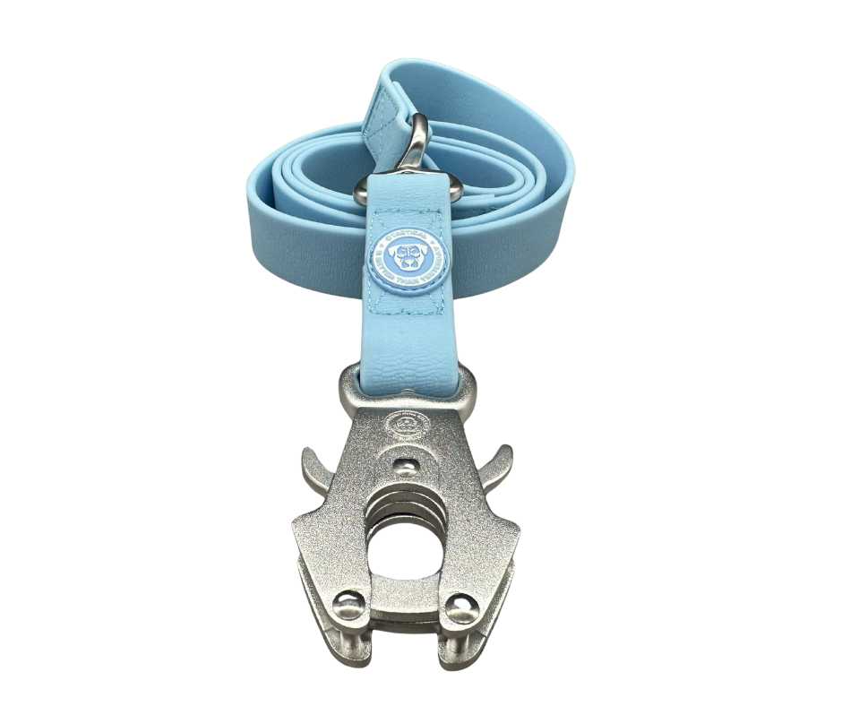 BTactical™ Extra-Strong PVC Frog Clip Dog Lead | Pastel Blue