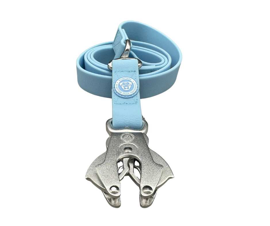 BTactical™ Extra-Strong PVC Frog Clip Dog Lead | Pastel Blue