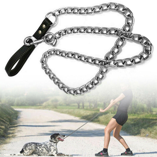 1.2m Metal Chain Dog Lead