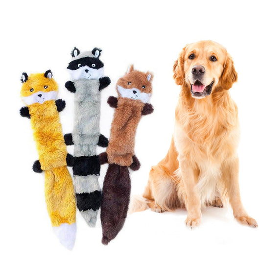 Crinkly Animals Dog Toy